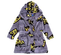 sarcia.eu BATMAN DC COMICS Peignoir gris à capuche pour garçon 3-4 ans
