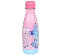 sarcia.eu DISNEY Stitch et Angel Bouteille thermique en acier rose, bouteille 500ml (B)