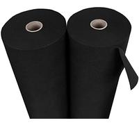 sarcia.eu Géotextile Toile Anti-Mauvaises Herbes en Non tissé 150g/m2 Caoutchouc Noir avec UV 50m 1,1 m