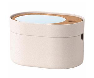 sarcia.eu SAXBORGA Boîte en plastique avec couvercle en miroir