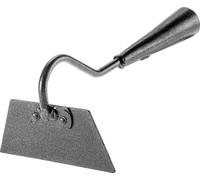 Sarcloir - Sarcloir à manche courbé/sarcloir oscillant - Largeur de travail 12 cm - Tête en acier - Pour désherber et ameublir le sol