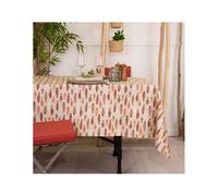 SARDINES Nappe 70% coton 30% polyester enduite 250X150 Brique SUD ETOFFE