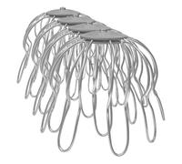 Sarei Catape-feuilles galvanisé DN 80 - attrape-feuilles pour garder le tuyau de descente propre - le piège à feuilles protège contre les obstructions (Lot de 4)