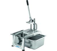 Saro - CF-5 Coupe-Frites pour la Restauration, Manuel, avec Grille de 8 x 8 mm, Ventouses et Levier Allongé pour une Utilisation Simple