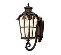 SaryEdge Applique Murale extérieure de Style européen E27 en Aluminium, étanche et de qualité, à Prix d'usine. Lampe Classique Antique en Verre, Lanterne Victoria pour Patio, Balcon，Black