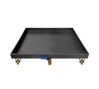 SaryEdge Plateforme modulaire Industrielle de rétention des déversements, bac de Drainage étanche pour Le Stockage de fûts d'huile, Solution Robuste pour Entre,Black-65x65x5cm