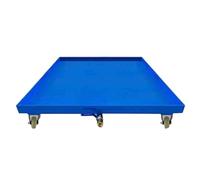 SaryEdge Plateforme modulaire Industrielle de rétention des déversements, bac de Drainage étanche pour Le Stockage de fûts d'huile, Solution Robuste pour Entre,Blue-65x65x5cm