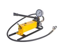 SaryEdge Pompe hydraulique Manuelle pour Applications Haute Pression en milieux industriels et Automobiles, Pompe Manuelle carrée CP-700D + Compteur, Pompe Man,Cp-700d Square Manual Pump+Meter
