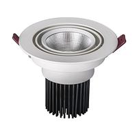 SaryEdge Spots encastrés LED à cardan 3/4/5/6 Pouces, 7 W, 12 W, 15 W, 20 W, 25 W, 30 W, compatibles avec Les plafonniers encastrés, température de Couleur 3000 K/4000 K/6000 K, h,12w-6000k