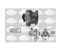 Sasic 7076049 Pompe Hydraulique De Direction Pour BMW E36