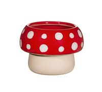 Sass & Belle Grand pot de fleurs champignon rouge