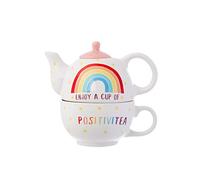 Sass & Belle Service à thé Positivitea Rainbow pour une personne
