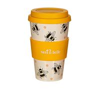 Sass & Belle Sass and Belle - Tasse à café de voyage réutilisable avec couvercle, respectueuse de l'environnement, légère pour boissons chaudes, tasse de voyage pour le travail ou la maison, cadeau