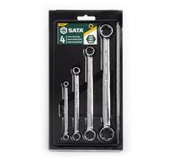 SATA ST09012SJ Lot de 4 clés à douille E-Torx polies E6-E24 avec plateau
