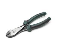 SATA ST70203AST Pince coupante diagonale de 17,8 cm avec bords de coupe trempés au laser, corps en acier nickelé chromé durable et poignées antidérapantes