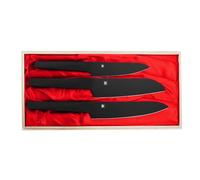 Satake Black coffret de 3 couteaux dans un coffret en bois HG8682W