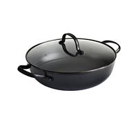 Satake Casserole Satake en fonte légère avec couvercle en verre 26 cm