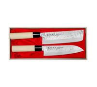 Satake ensemble nashiji naturel santoku nakiri HG8144W