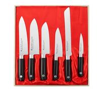 Satake Sword Smith coffret de 6 couteaux dans un coffret en bois HG8327W