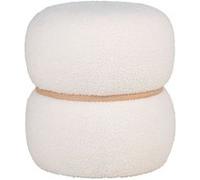 Lisa Design Sataya - Pouf - en Tissu Bouclette
