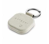 SATECHI FindAll Localisateur de Clés avec Apple Find My, Rechargeable sans Fil, Traceur GPS avec Alerte Sonore pour iPhone, iPad, Mac et Plus - Beige