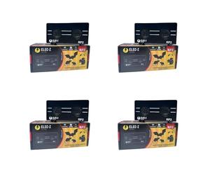 SATENCO LOT 4 x RP2 Répulsif Ultrasons Anti Rongeurs Rats Souris Chauve Souris Puces Tiques Araignées sur 325m2(x4)