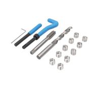 Satra - Kit de réparation de filetage M12 x 1,25 mm - 15 pièces - Acier allié - HSS - 10 inserts filetés M12 x 1,25, 12,6 mm de longueur - Garantie standard