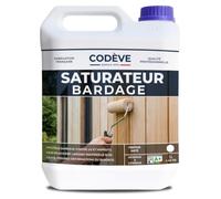 Saturateur Bardage - Codeve Bois - 5L - Intérieur/extérieur - Pour La Protection D'un Bardage En Pin, Sapin, épicéa Ou Mélèze.