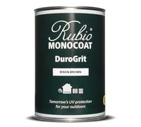 Saturateur bois d'extérieur Rubio Monocoat DuroGrit, Teinture & Scellant - Brun Bison | 1 couche, protection UV pour terrasses, clôtures & meubles | 1L