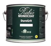 Saturateur bois d'extérieur Rubio Monocoat DuroGrit, Teinture & Scellant - Light Sand | 1 couche, protection UV pour terrasses, clôtures & meubles | Échantillon 2,5L