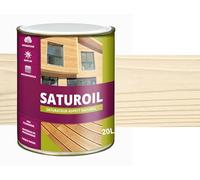 SATURATEUR - HYDROFUGEANT : SATUROIL-Blanc Cérusé-Bidon de 20 l
