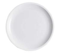 Saturnia 6 Assiettes Plates Table Roma En Porcelaine Blanche 27 Cm