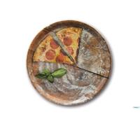 SATURNIA Napoli Flour 04Z32018 Assiette à Pizza en Porcelaine 33 cm