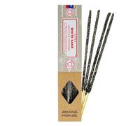 Satya - Bâtons D’Encens Naturels Smudge À La Sauge Blanche - 10 Bâtons - Longue Durée - 25 g