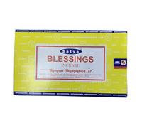 Satya Blessings Lot de 240 bâtons d'encens - Arôme divin pour la gratitude et les bénédictions spirituelles (12 x 20)
