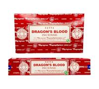 Satya Bâtons d'encens Sang de Dragon Gris Lot de 12