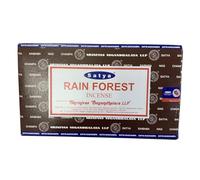 Satya Lot de 240 bâtons d'encens Forêt tropicale - Arôme vert terreux pour une relaxation profonde et une connexion avec la nature, fabriqués à la main et naturel (30,5 x 50,8 cm)