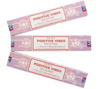Satya - Lot de 3 bâtons d'encens - Nag Champa Positive Vibes