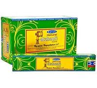 Satya Lot de 3 boîtes de bâtons d'encens PATCHOULI 15 g