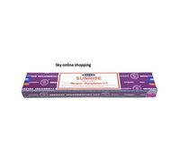 Satya Lot de 3 paquets d'encens Nag Champa, 15 g chacun par SOS (Sunrise, 3 paquets)