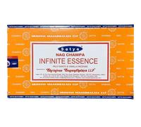 Satya Nag Champa Infinite Essence - Edition Limitée - Parfum Exclusif Palo Santo et Vanille - 12 Boites de 15g