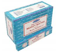 Satya Nag Champa Lot de 12 bâtonnets d’encens 15 g, MONEY MATRIX