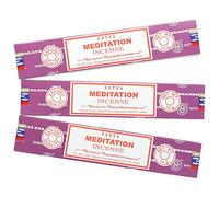 Satya Nag Champa Meditation Lot de bâtonnets d'encens, Lot de 3