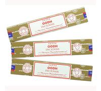 Satya Nag Champa Oodh Lot de 3 boîtes de bâtonnets d'encens