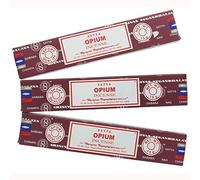 Satya Nag Champa Opium Lot de 3 paquets de bâtonnets d'encens