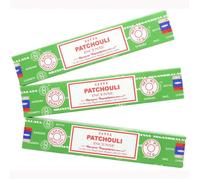 Satya Bâtonnets d'encens Nag Champa Patchouli – Lot de 3 paquets