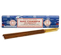 Satya Sai Baba Agarbatti Lot de 3 boîtes de bâtonnets d'encens Parfum Nag Champa