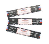 Satya Satya Nag Champa Midnight Incense Lot de 3 paquets de bâtonnets