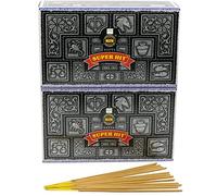 Satya Shrinivas Sugandhalaya Super Hit Bâtonnets d'Encens Parfum Indiens Noir Lot de 24 Boîtes
