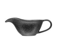 Saucière en Céramique Noire, Forme Bateau, Poignée, Classique | Équilibrée, Facile à Nettoyer, Résistante à Température, Capacité Multiusage, Style Élégant